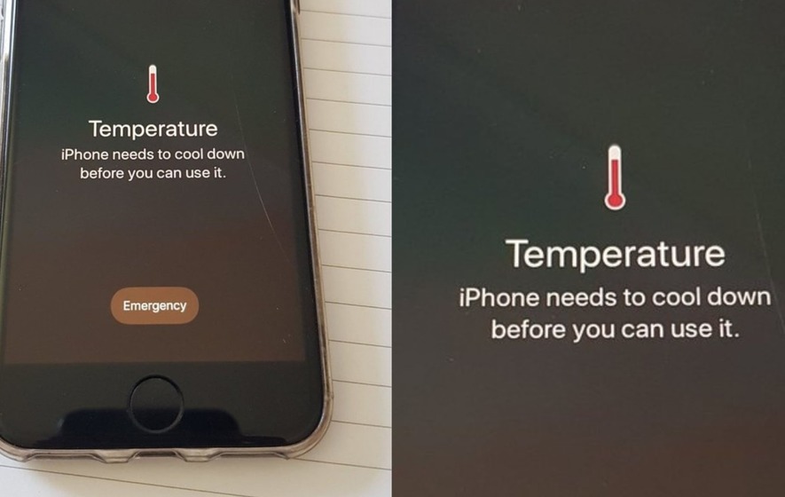 iPhone alta temperatura